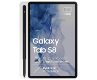Samsung Galaxy Tab S8 11" 8/128GB WiFi, S Pen, Silver - 716340 - zdjęcie 1